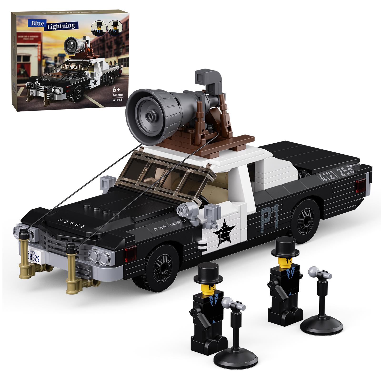 

Синий цвет Brother Car Building Bricks Kit Ideas Модель автомобиля Подарки для киноманов (521 шт.) paper instruction