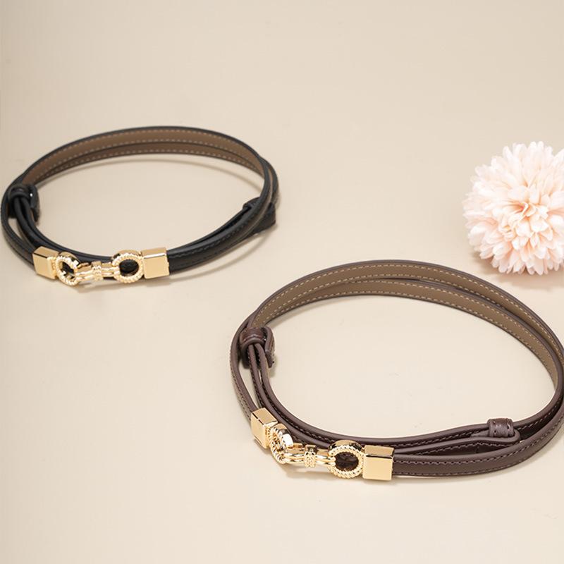 Slim Belt Women's Decoration Versatile High-end Retro Waist Seal Niche with Dress Shirt Waist Jeans Belt