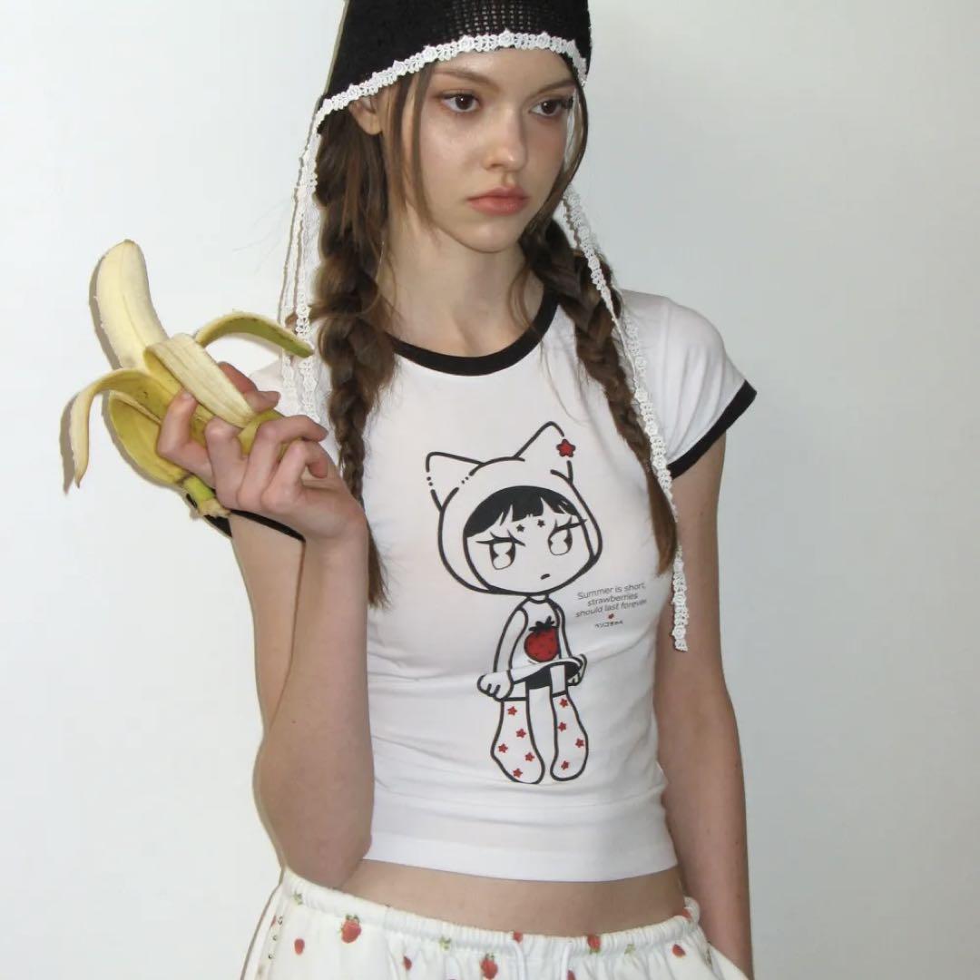 

[USED] CRANK SEOUL Crank Ringer T-shirt Korean anime tee