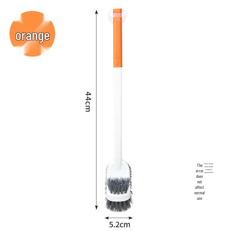 Nordic Dual-Sided Wall-Mounted Toilet Brush for Comprehensive Cleaning