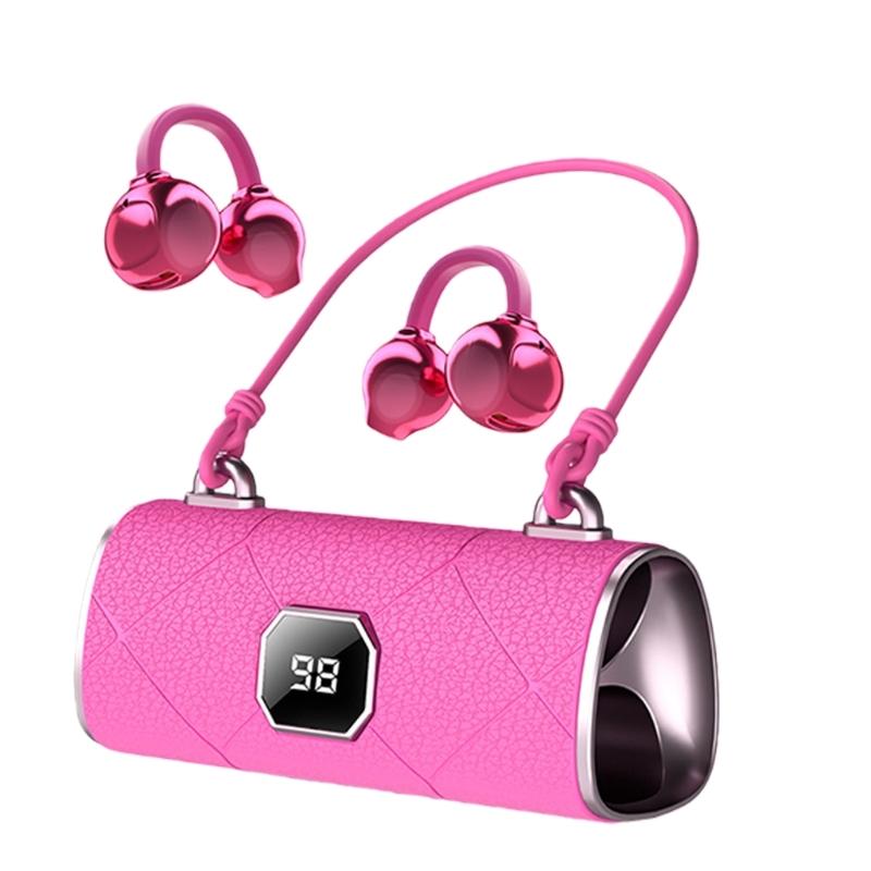 Luxury Handbag Style Clip Ear Headphones With Noise Cancelling Mic And Immersive Sound Open Ear Clip On Earbuds