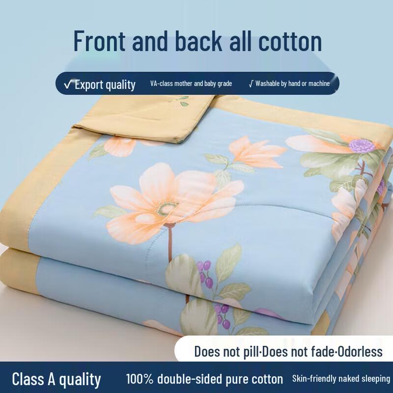 Jieliya Fresh Printed Soft Summer Quilt