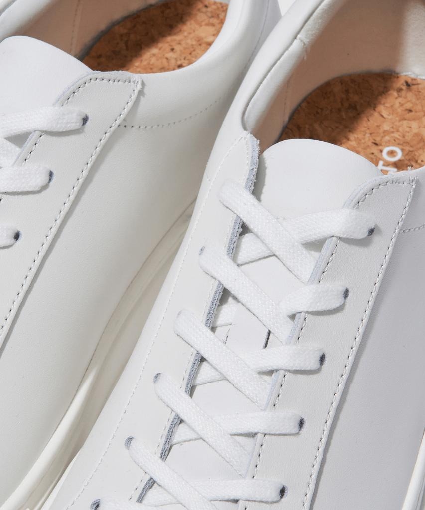 Daonato Low Sneakers+5Cm (White)