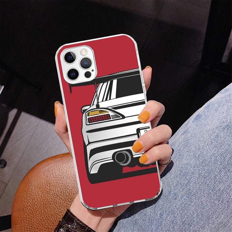 Japan JDM Sports Cars Comic Phnoe Case for Iphone 17 Air 16 11 12 13 Mini 14 Plus 15 Pro Max 7 8E SE 2020 16ProMax Phone Cover C iPhone 15