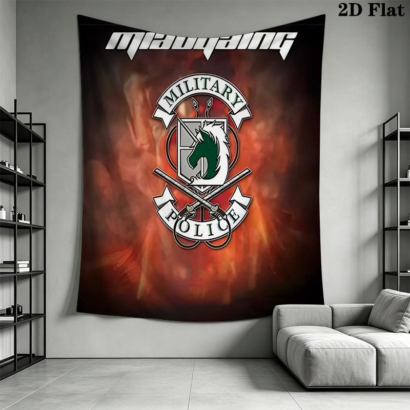 Attack Titan Wall Tapestry Tapestry Background Cloth Wallmounted Background Wall Hanging Cloth Christmas Gift Background Cloth