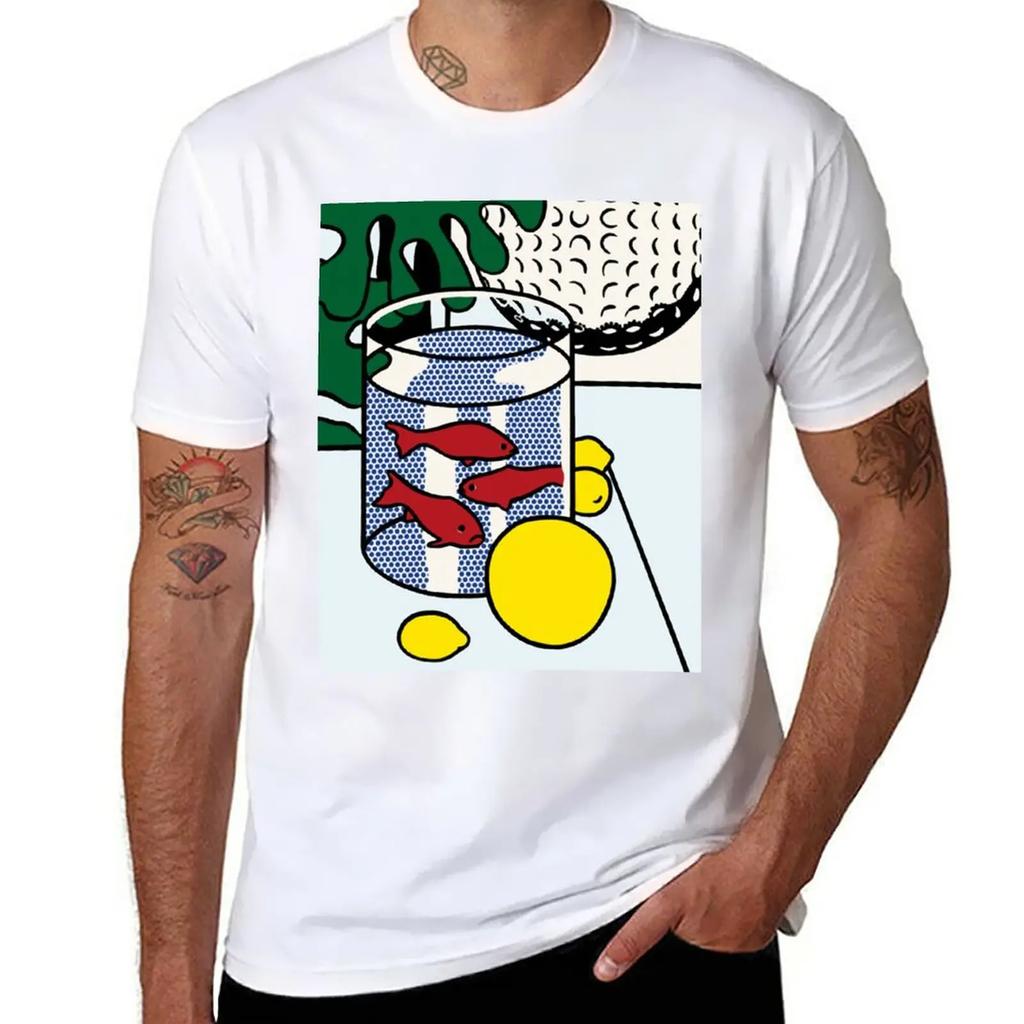 Roy Lichtenstein: Comics Für Millionen T-Shirt Korean Fashion Shirts Graphic Tees Cute Tops Men Graphic T Shirts