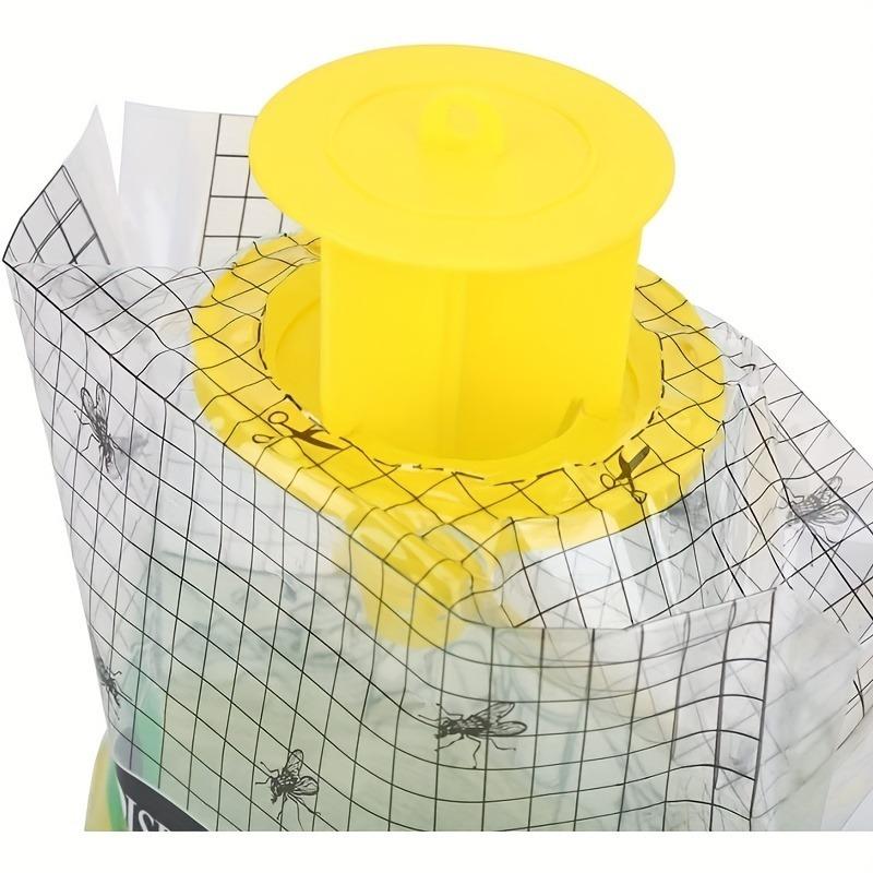 Ungiftige Fliegenfallen - Zum Aufhängen für Balkon, Terrasse, Garten zum Fangen von Mücken, Fruchtfliegen und Insekten!