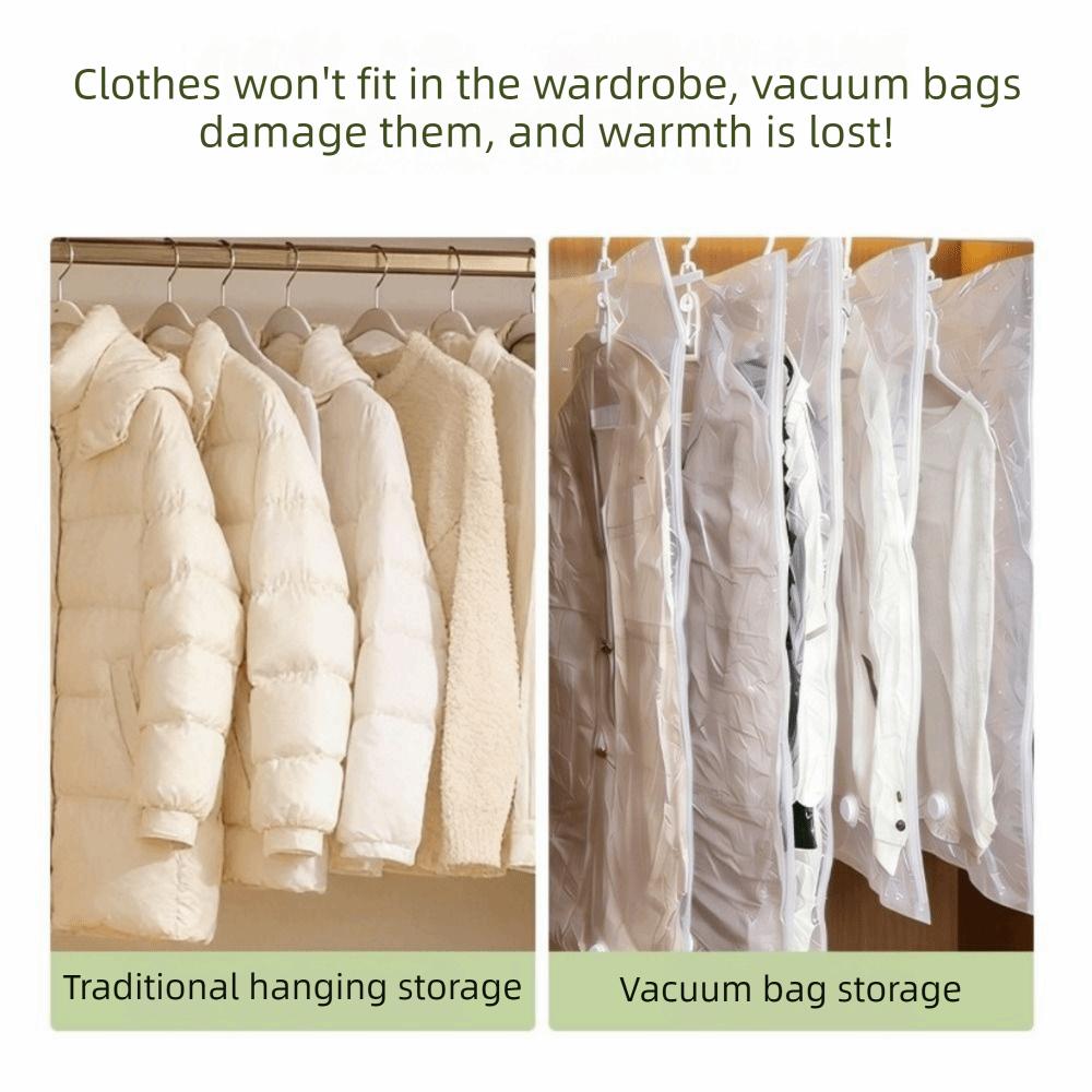 Protective Hanging Compression Bag Dust-proof Clothing Compression Bag  for Household