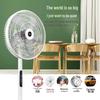 XLANKE Electric Oscillating Floor Fan with Remote Control - Silent Vertical Design for Home