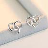 Heart Interwoven Earrings: Stylish Gift for Women & Friends