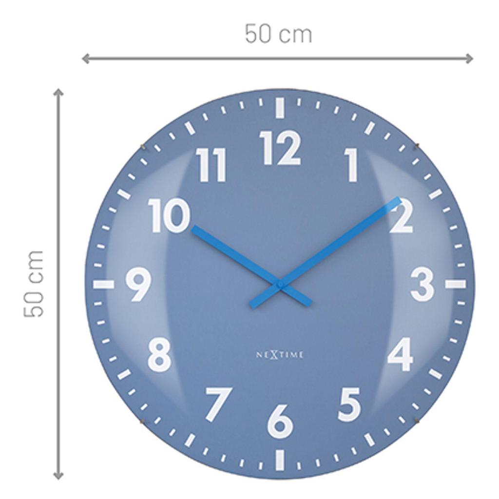 Nextime Glass Domed Wall Clock