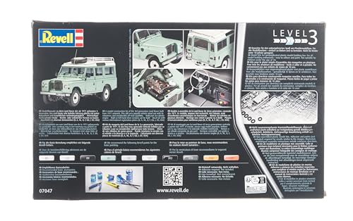 German Revell 1/24 Land Rover Series III Plastic Model 07047