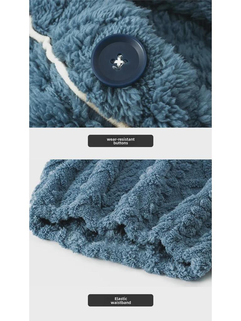 Couple's Winter Pajamas: Thick Plush Coral Fleece Set for Men and Women