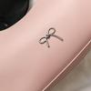 Solid Color Bowknot Underarm Bag Korean Y2K Handbag Trendy Bowknot Armpit Bag  Girls