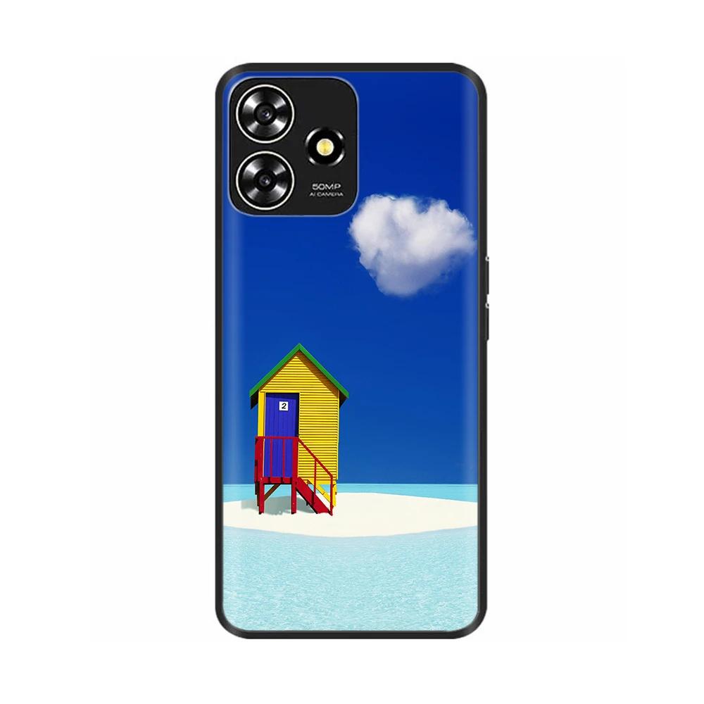 Für ZTE Blade V50 Smart Case Schutzhülle Für ZTE V50 Design 4G Cartoon Bemalt Weiches TPU Funda Für ZTE Axon 50 Lite Hülle