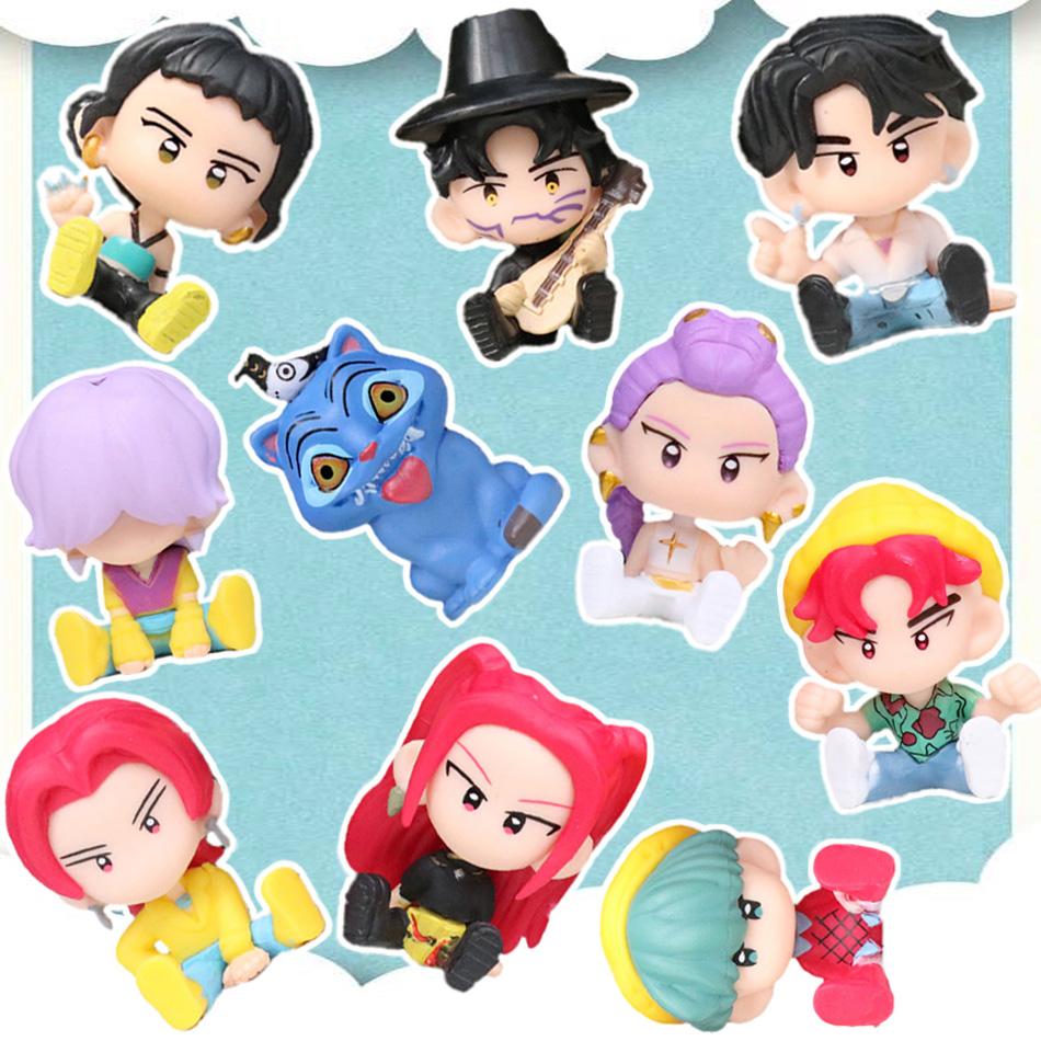 New 10pcs/set Anime Figure K-pop Demon Hunters Kawaii Boys Girls Gifts For Kids Fans Halloween Christmas Figure Decorative Gift