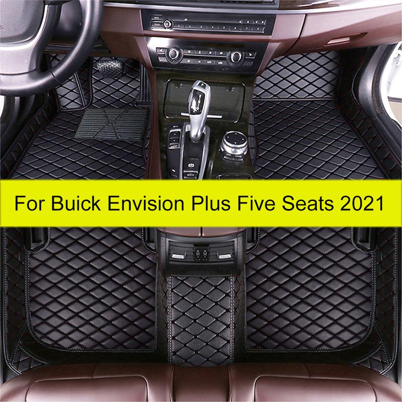 Car Floor Mats For Buick Envision Plus Five Seats   Auto Foot Pads Automobile Carpet Cover Interior Accessories