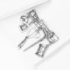 Vintage Tailor Scissors Brooch Pins Tailor Tape Tulers Tools Badge Jewelry Accessory
