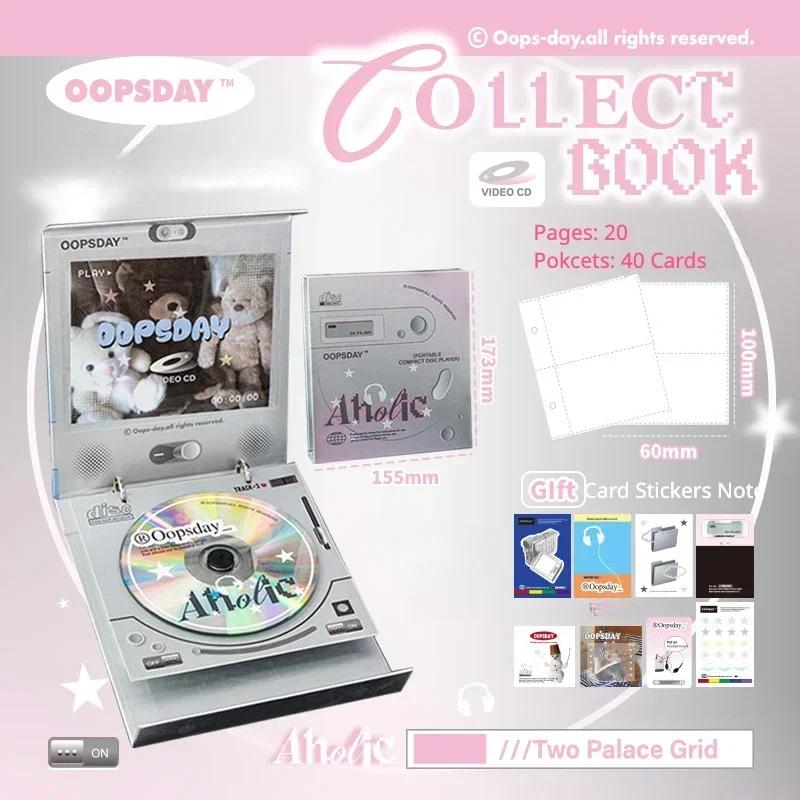 Retro Shape Card Photo Album for 3 Inch Kpop Star Small Photo Card Collection Book Creative Design Card Binder Chasing Gifts