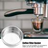 58mm Edelstahl Einlagiger Filterschüsselkorb Kaffeemaschinenzubehör