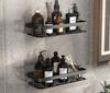 Bathroom Shelf 2 Pcs - Black