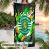 Beach Towel Sporting CP Print Custom Name Text Soft Towel for Swimming Pool