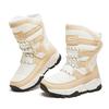Vysoce kvalitní chlapecké dívčí zimní sněhule platforma teplé bavlněné boty kůže podzim nepromokavá dětská obuv dětské tenisky