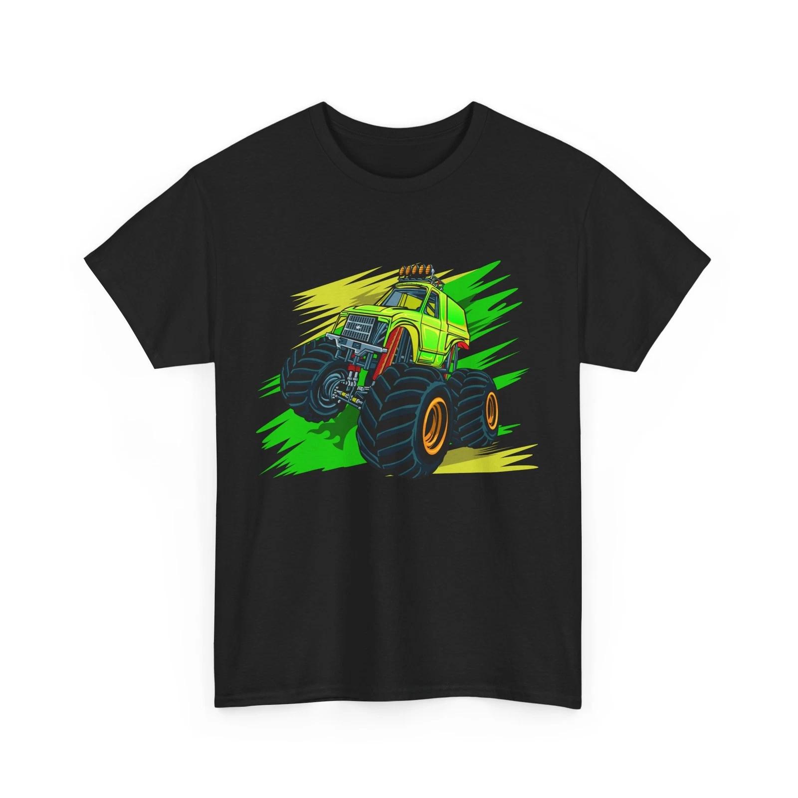 Monster Truck Shirt, Monster Trucks Lovers Boys Kids Cute Shirt M