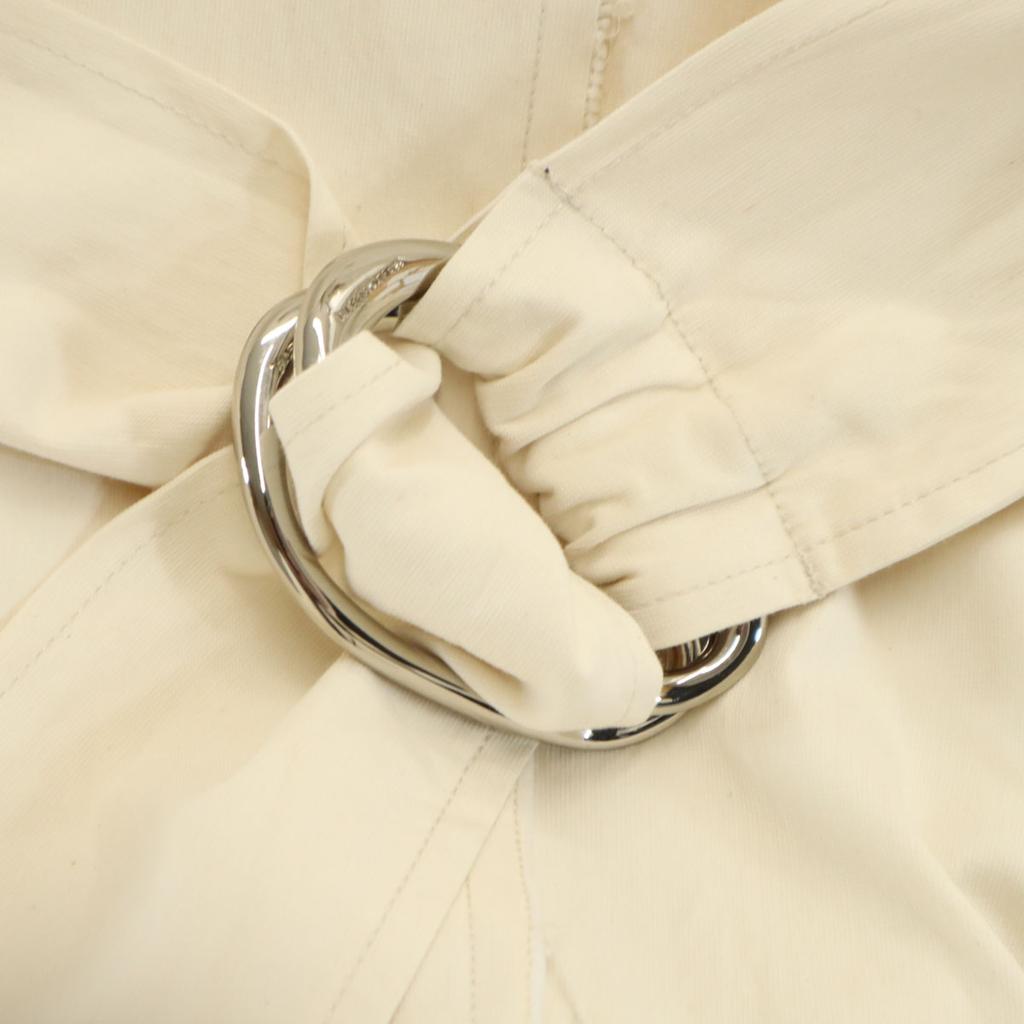 MAISON SPECIAL Cutoff-Mantel mit Glockenärmeln GRANDE Größe Elfenbein Damen Gebraucht