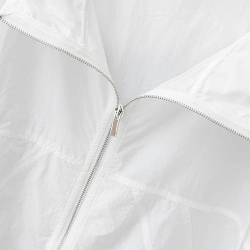 Women Summer Sun-Protective Clothing Coat Thin Outerwear Short Versatile Sunscreens Jacket Female Loose Simple Overcoat