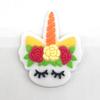 Cute Cartoon Unicorn Flower Clog Buckles - Removable & Soft Rubber Garden Shoe Decorations