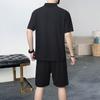 Men's Shirt Casual Sports Suit POLO Shirts and Shorts   8XL