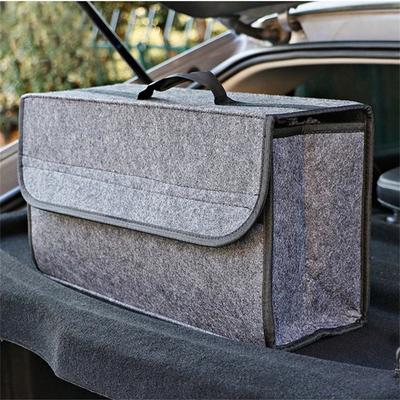 Anti Slip Large Felt Cloth Storage Bag Container Bags Car Trunk Organizer Car Trunk Storage Box