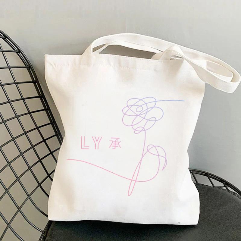Korean Style Cartoon Print Tote Bag for Women Men Large Capacity Oxford Cloth Shoulder Crossbody Bag Fashionable Commute Backpack KTB