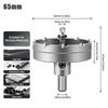 Carbide Tip Drill Bit Hole Saw 15-100mm Drill Bit Hole Saw Cutter For Stainless Steel Metal Alloy Drilling