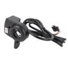 Electric Thumb Throttle Speed Controller 48V 15DX Finger Throttle Accelerator with Power Indicator F