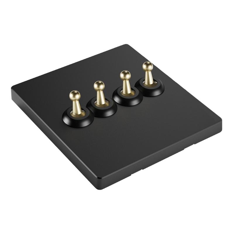 Modern 86 Toggle Switches Panel Component Artistic Designs Strong Electrical Switches Panels for Hoime Office