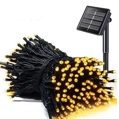 12m 100LEDs Outdoor Led Solar String Lights Waterproof Fairy Light Solar Powered Garland Lights 8 Mode Garden Wedding Decoration