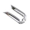 Car Chrome Silver Front Bumper Lower Cover Trim Fog Light Frame For Honda HRV HR-V