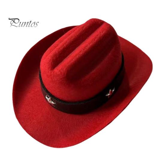 

Шляпа ковбоя для питомца, регулируемый мини-костюм ковбоя с ремешком на подбородке для вечеринок на Хэллоуин, Рождество S красный