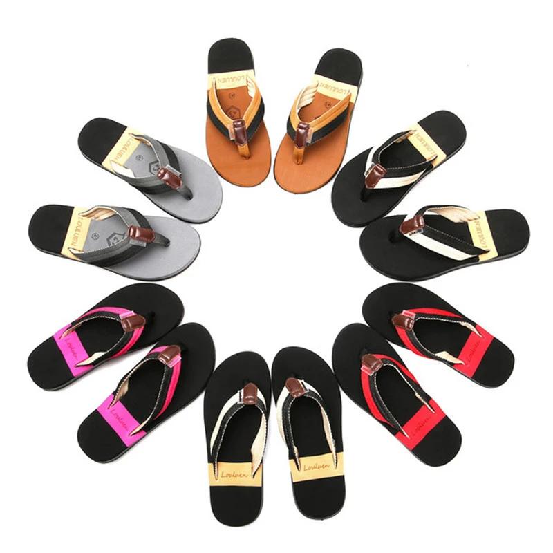 Comfortable Slippers Men Summer Flip Flops for Men Sandals Open Toe Slipper Indoor & Outdoor Flip-flops 36-45 Light Male Shoes