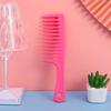 Wide Tooth Plastic Hair Comb - No Tangles, Easy to Use for Long Hair