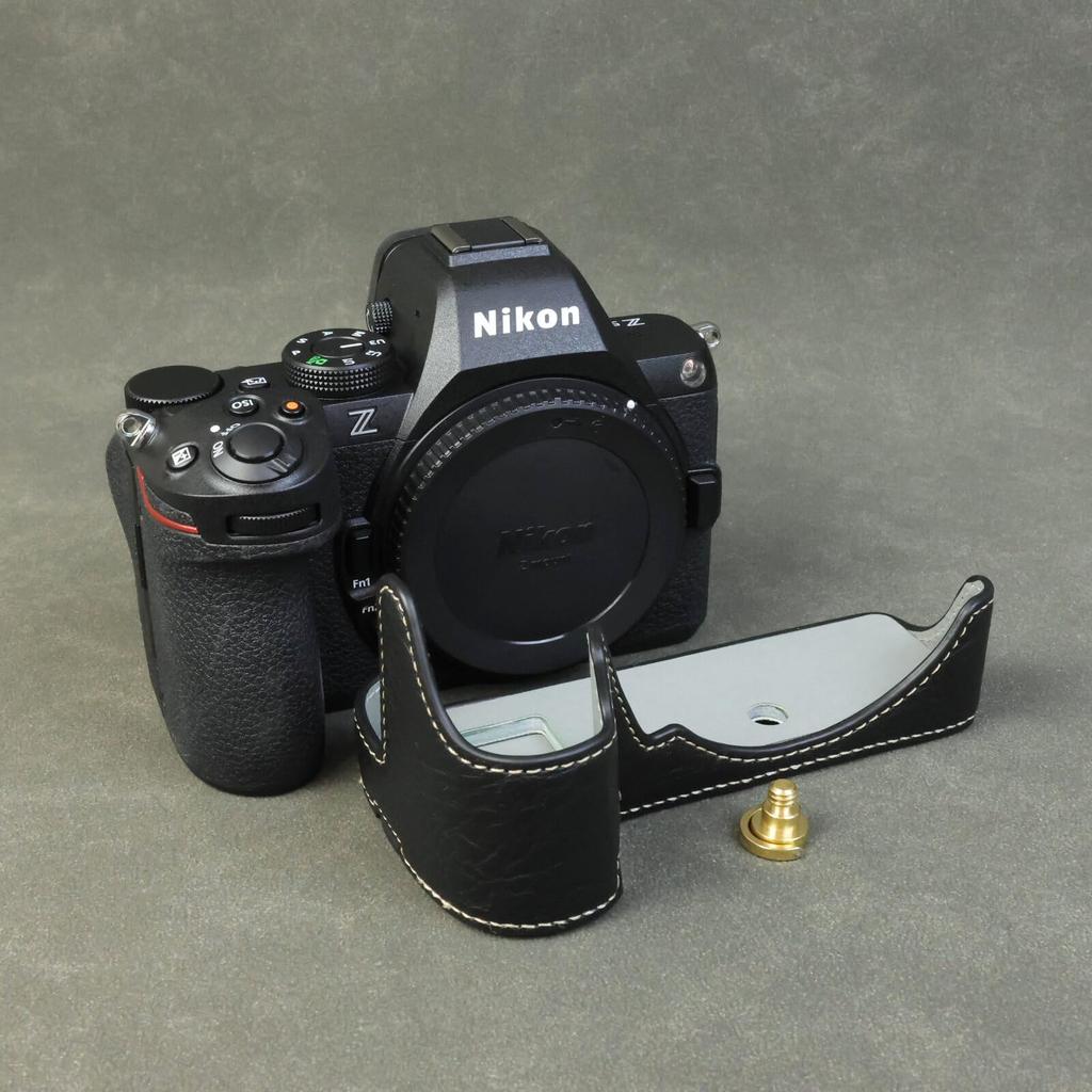 SIUTATDSH PU Leather Camera Case for Nikon Z5 Z5 and Mark II Includes a camera and portable tripod and includes battery II, II, M2, Cameras. holder,