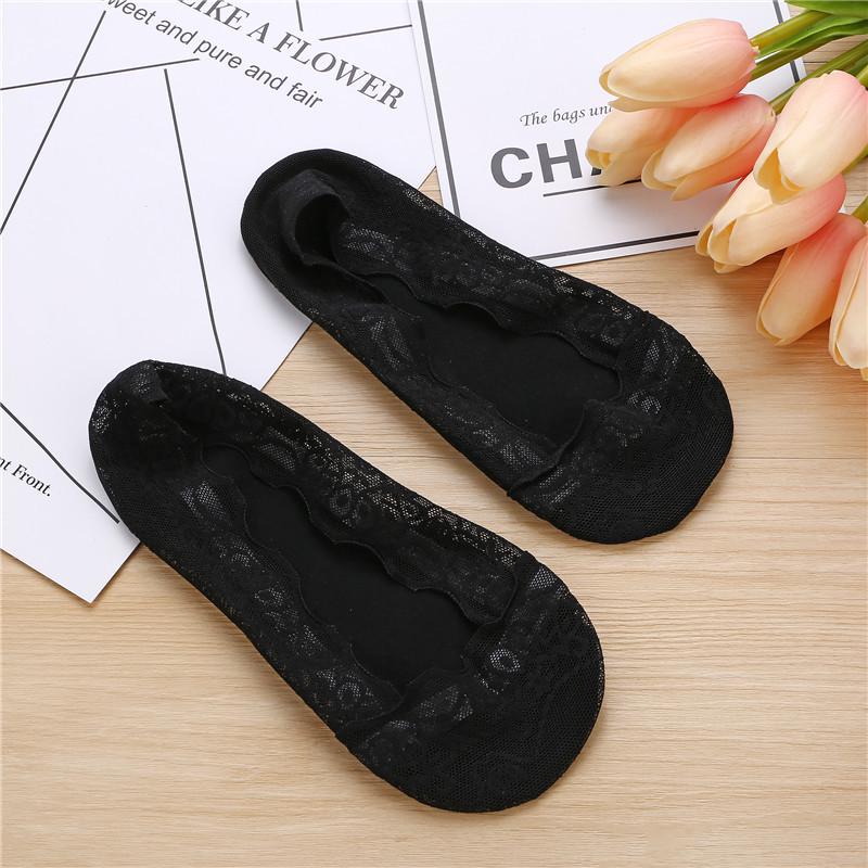 

Women s Non-Slip No-Show Peacock Feather Lace Ankle Socks | Breathable, Sweat-Absorbent, and Thin Sock Only чёрный