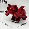 Peluche Cerbero a Tre Teste 21cm Animale di Peluche Carino Divertente Regalo di Compleanno Vacanza per Bambini Oggetto da Collezione Decorazione