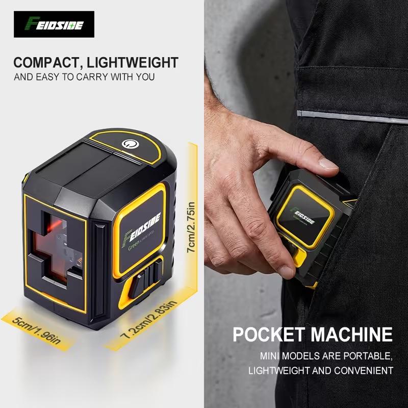 Auto-Leveling Laser Level with Adjustable Brightness