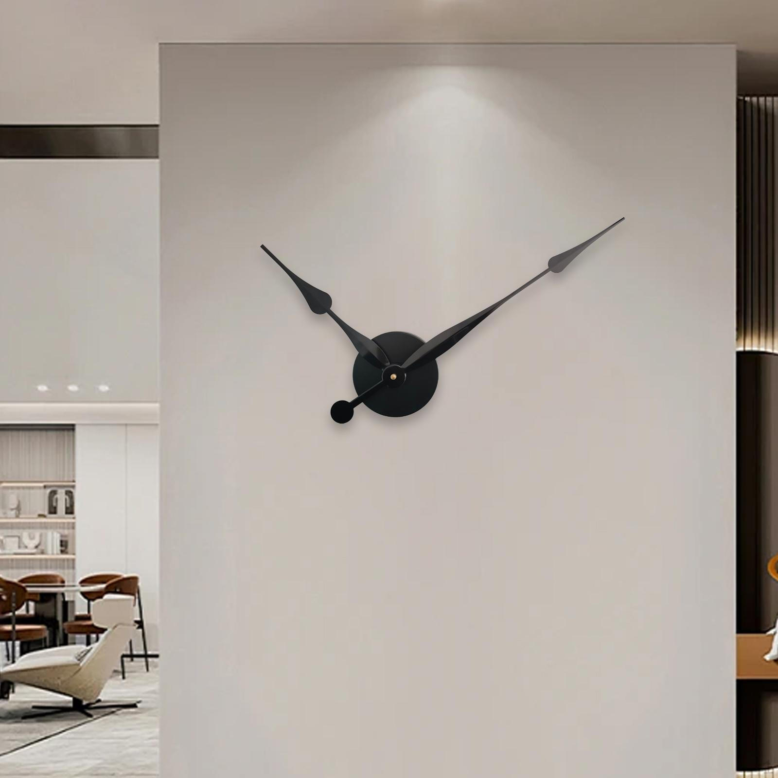 Наборы часовых механизмов, Настенные часы DIY, Запасные части, Аксессуары, Замена с набором стрелок чёрный