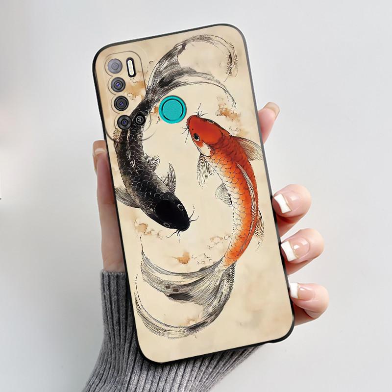Protective Shockproof Soft Phone Case For Tecno LC7/Pouvoir 4/Pouvoir 4 Pro/LC8/Spark Power 2 Black Case Unique Design Cover