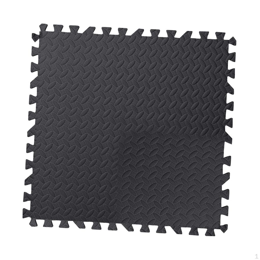 Cushioned Interlocking Tiles for Home Gym and Fitness Activities