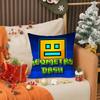 Art G-Geometry Dash Videogioco Federa Stampa Federa Soggiorno Cuscino Divano Camera da Letto Decorazione Stanza